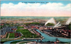 River Rouge, Michigan - A view of Ford Industries - in 1943