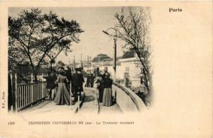 CPA AK PARIS EXPO 1900 Le Trottoir roulant (700034)