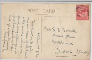 Essex; Cliffs Looking East, Frinton On Sea RP PPC, 1930, To Mr Bennett, Didcot 