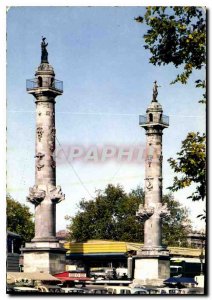 Modern Postcard Bordeaux Gironde Columns rostral surmounted statues of Trade ...