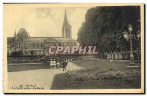Old Postcard Lisieux The Public Garden and Museum