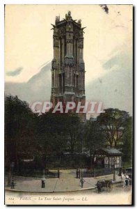 Postcard Old Paris La Tour Saint Jacques