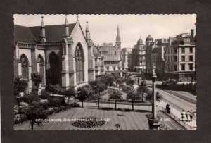 Scotland City Church Nethergate Dundee Real Photo Postcard RPPC UK Carte Postale