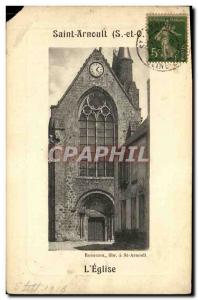 Old Postcard The church Saint Arnoult