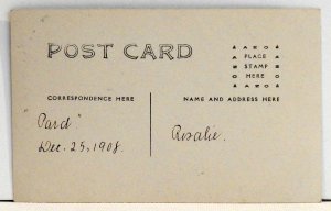 Sauk City High School - RPPC Postcard