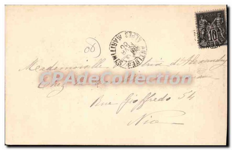 Postcard Old Nice Antibe