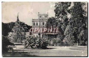 Old Postcard Roma Villa Doria Pomphili Castino con giardino