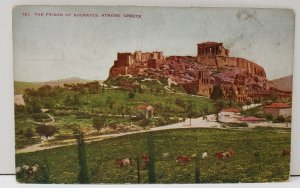 The Prison of Socrates Athens Greece Vintage Postcard B2