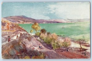 Israel Postcard Lake of Galilee Holy Land c1910 Unposted Oilette Tuck Art