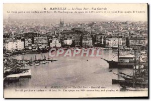 Postcard Old Marseille Vieux Port Vue Generale