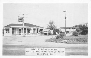 Commerce Georgia 1940s Postcard Uncle Remus Motel