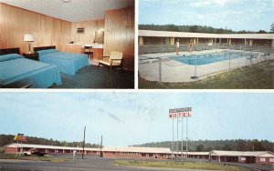 Calhoun Georgia 1960s Postcard Shepherd Motel & Restaurant 