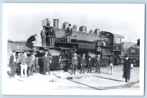 Muskogee Oklahoma Postcard Locomotive Train Exterior View c1910 Vintage Antique