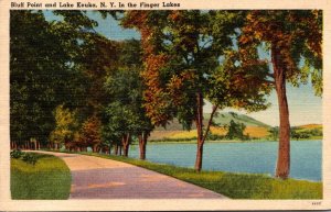 New York Finger Lakes Bluff Point and Lake Keuka