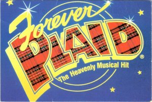 Cleveland, OH Ohio FOREVER PLAID MUSICAL Allen Theatre Advertising 4X6 Postcard