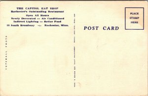 Linen Postcard Capital Eat Shop Restaurant in Rochester, Minnesota~134041