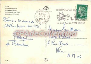 Modern Postcard Paris Remembrance Paris