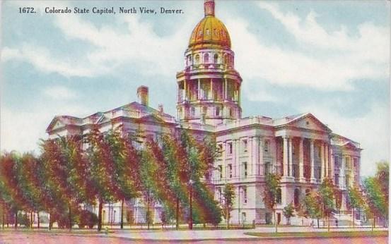 Colorado State Capitol North View Denver Colorado