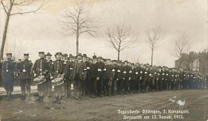 German Soldiers Youth DeFerce in 1915 Real Photo Postcard