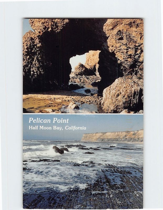Postcard Pelican Point Half Moon Bay California USA