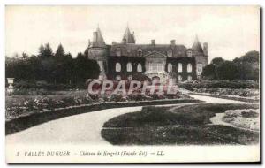 Old Postcard Vallee Du Chateau Guer Kergrist