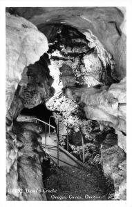 RPPC, OR Oregon  DEVIL'S CRADLE~Oregon Cave  c1940's Sawyer Real Photo Postcard