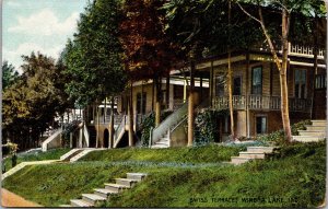 Postcard Swiss Terrace in Winona Lake, Indiana~4386