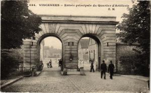 CPA Vincennes - Entree principale du Quartier d'Artillerie (259970)