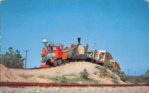 Disneyland Fantasyland Casey Jr Mini Train Ride on Hill Vintage Postcard AA29565