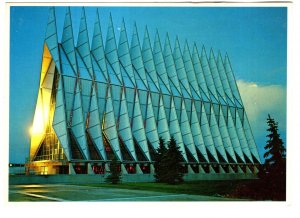 US Air Force Academy Chapel at Dusk, Colorado Springs, Colorado