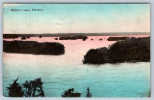 Rideau Lakes Ontario, Antique 1912 Warwick Bros & Rutter Postcard