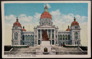 Vintage Postcard 1932 Iowa State Capitol Building, Des Moines, Iowa (IA)