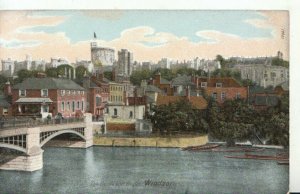 Berkshire Postcard - The Castle and Bridge - Windsor - Ref TZ7391