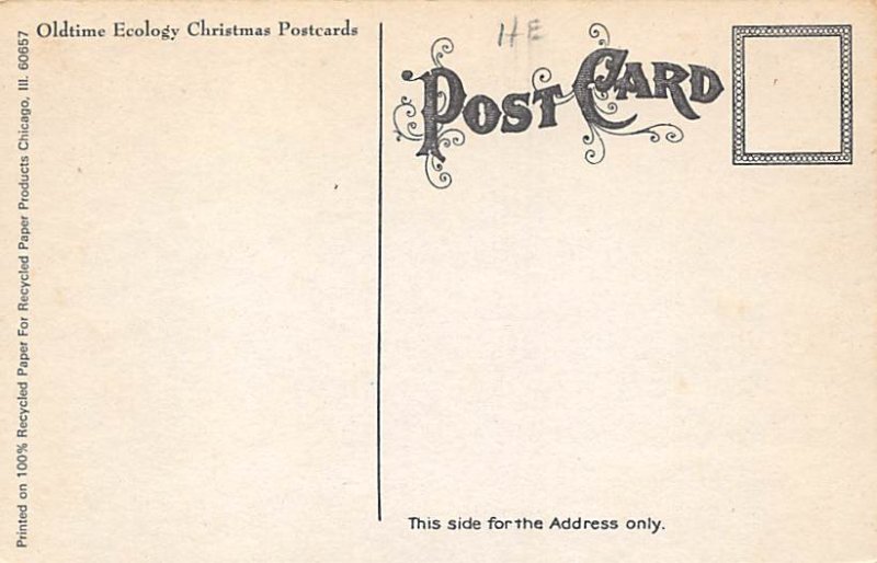 Snow Reproduction Christmas Unused 