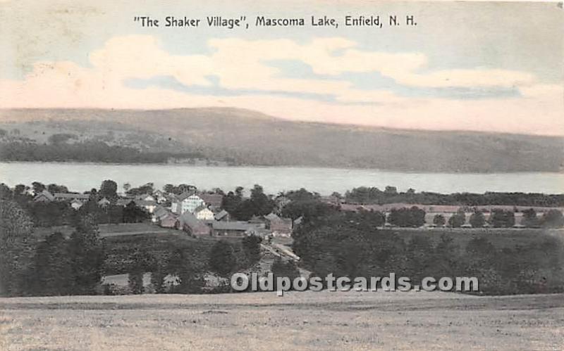 The Shaker Village, Mascoma Lake Enfield, New Hampshire, NH, USA 1909 