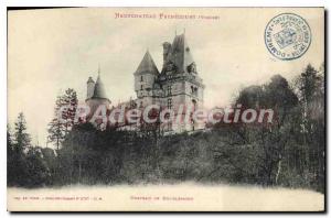 Old Postcard Neufchateau Vosges Chateau Frebecourt Bourlemont
