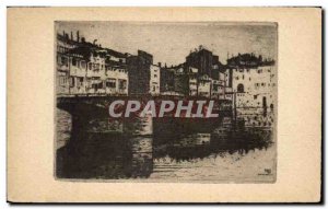 Postcard Old Bridge Germany