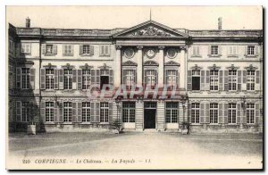 Old Postcard Compiegne Chateau La Facade