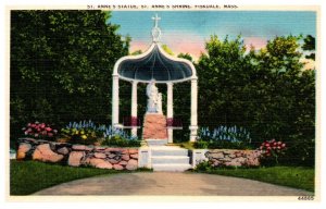 Massachusetts Fiskdale , At.Anne's Statue , Shrine