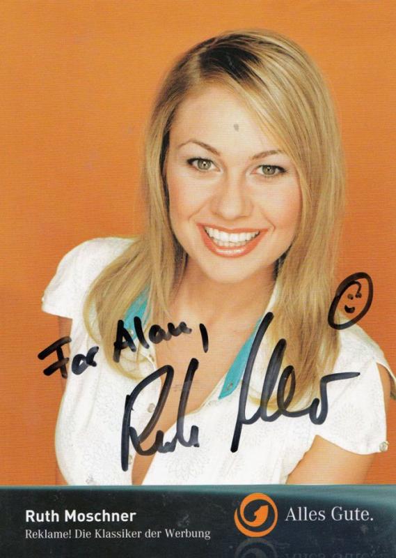 Ruth Moschner Germanys Got Talent German Big Brother Hand Signed Photo