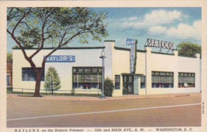 Naylor's Seafood Restaurant Washington D C Curteich