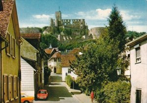 Germany Koenigstein Blick zur Burgruine