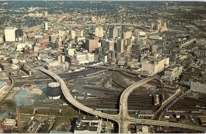 Postcard HIGHWAY SCENE Atlanta Georgia GA AJ4550