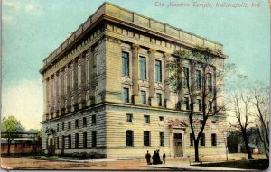 Postcard The Masonic Temple in Indianapolis, Indiana~155