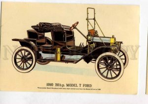 416219 1910 year 20 h/p/ MODEL T FORD CAR Old postcard