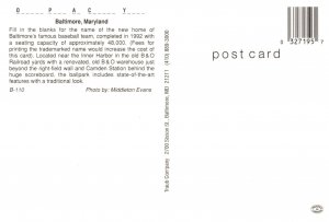 Stadium,Baltimore,Maryland