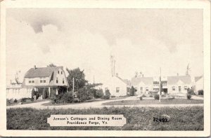 Jenson's Cottages and Dining Room, Providence Forge VA Vintage Postcard V50