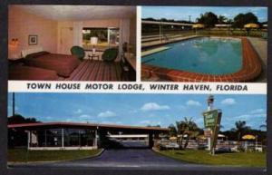 FL Town House Motel Lodge WINTER HAVEN FLORIDA POSTCARD