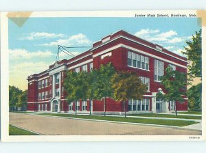 Pre-Chrome HIGH SCHOOL SCENE Hastings Nebraska NE AG6639