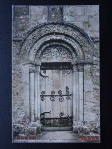 Kent BARFRESTONE CHURCH DOORWAY - Old Postcard by J.G. Charlton